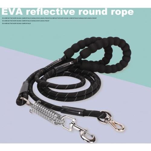 Traction Leash Reflective Explosion Proof Walking Rope Wear-resistant Pet Supplies for Outdoor