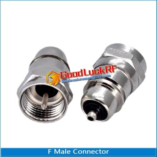 F Male digital cable TV set top box welding joint for injection molding British RF Coax Connector Socket
