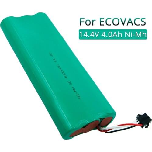 Vacuum Cleaner Replacement Battery 14.4V 4000mAh Ni-MH for Ecovacs Deepoo 540 550 560 570 580 543 Deebot Sweeper D54 D56 D58