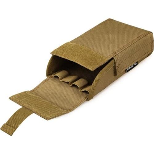 Outdoor tactical bullet bag Nylon 25 Round 12GA 12 Gauge Ammo Shells Shotgun Reload Magazine Pouches Molle Hunting Ammo Bags