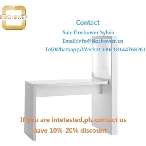 UV gel beauty nail furniture with led nail polish shelf rack for modern manicure table