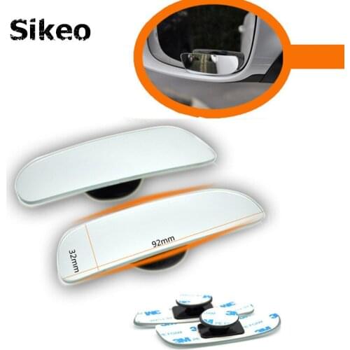 2pcs/lot Car Blind Spot Mirror 360 Degree Wide Angle Convex Parking Auto Motorcycle Rear View Adjustable Mirror