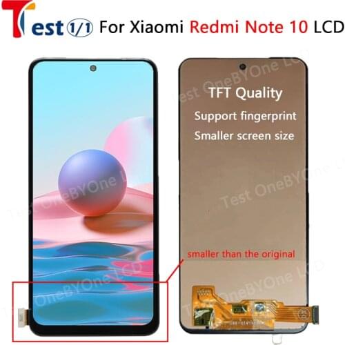 6.43''Incell quality for Xiaomi Redmi Note 10 lcd for redmi note 10 M2101K7AI, M2101K7AG lcd with touch screen digitizer