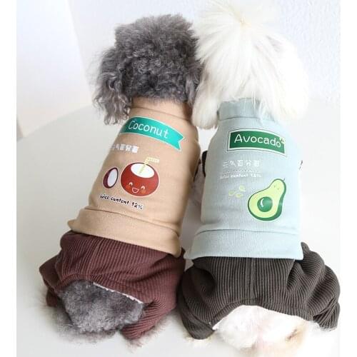 Pet Winter Coat Jumpsuit Small Dog Clothes Outfit Garment Yorkies Maltese Bichon Frise Poodle Dog Clothing Outerwear Dropship