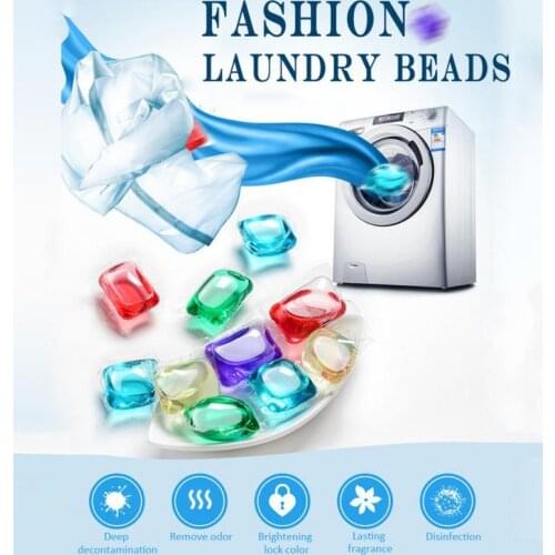 1Pcs Laundry Ball Beads Portable Laundry Gel Stains Film Bead Ball Capsules Travel Washing Liquid Pod Cleaner Cleaning Supplies