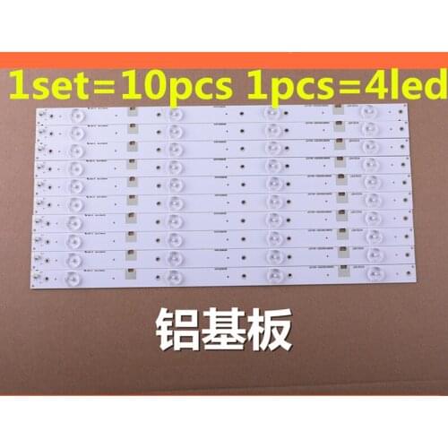 10pcs/set led backlight strip lamp for chang hong 43inch 43N1 43U1 43U3C UD43D6000I CHGD43LB03-LED3030-V0.5