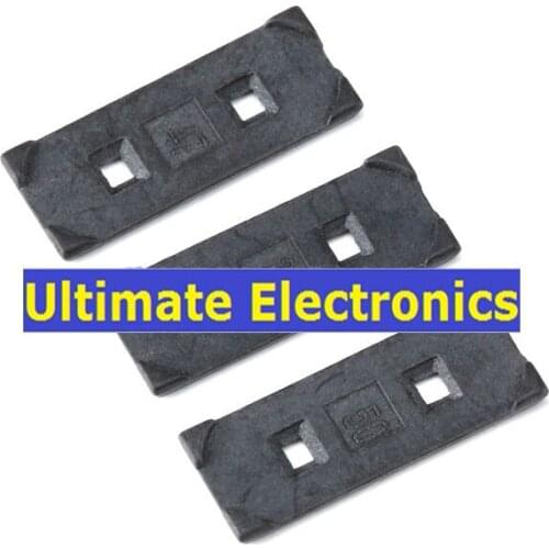 100pcs 49S Crystal oscillator Gasket Anti-vibration gasket Crystal gasket Insulation gasket black