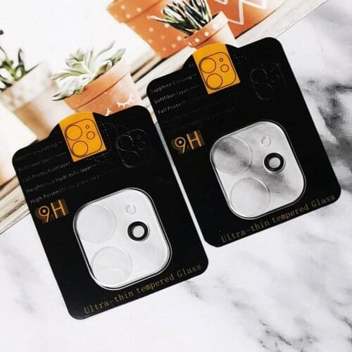 100pcs/Lot For IPHONE 12 Pro Max/11/For ipad pro 2020 3D Full Covered Back Camera lens Tempered Glass screen protector