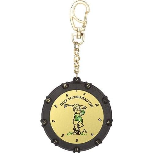 18 Holes Mini Golf Shot Count Stroke Round Scorer Scoring Keeper Tool Golf Games Course Performs Alloy Durable Accessories