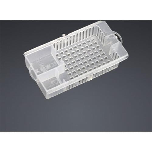 5pc Bee Transport Cages Beekeeping Bee Double Room Queen Rearing Cage Cell Plastic Post Mail Queen King Transparent