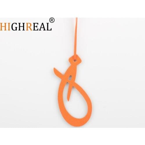 Fashion Designer Natural Genuine Leather Character Alphabet Arabic Letter Keychain Women Bag Charm Backpack Pendant Charm Gift