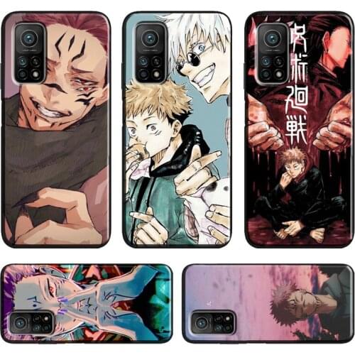 Jujutsu Kaisen Soft Case For Xiaomi Mi 11 Pro 10T 9T Mi Note 10 Lite Mi 11 Ultra POCO F3 M3 X3 Pro Cover