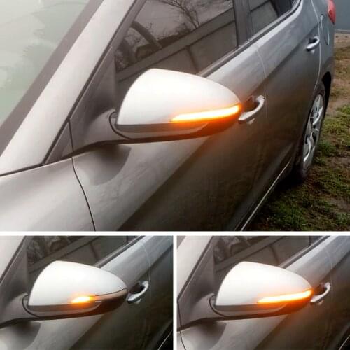 Dynamic LED Turn Signal Light Rear View Mirror Indicator Sequential For Hyundai Elantra Avante MK6 AD 2016 2017 2018 2019
