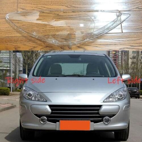 For Peugeot 307 2008 2009 2010 2011 2012 2013 Car Headlight cover Headlamp Lens Auto Shell Cover