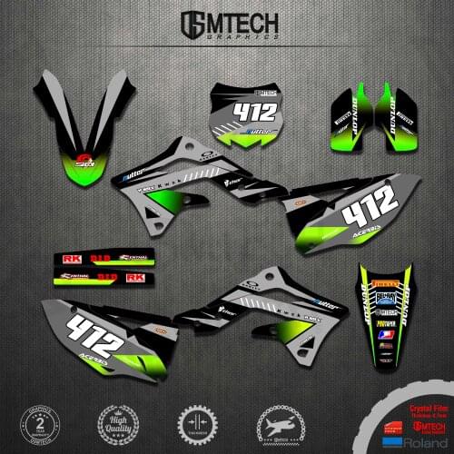 DSMTECH KX450F 2015-2012 Motorcycle Graphics DECALS STICKERS Kits For Kawasaki KXF450 KX450F 2012 2013 2014 2015 KXF450 KX450F