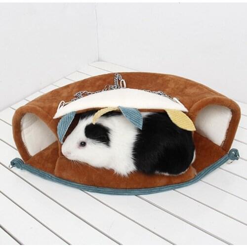 Hamster Hammock Cage Accessories Hanging Bed Swing Bag for Guinea Pig Small Pets