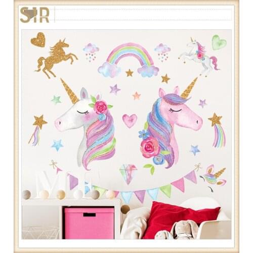 Wall DIY Sticker for Childrens Room Cartoon Kindergarten Wallpaper 3D Art Decal Sticker Child Room Wall Decor Anime Decor