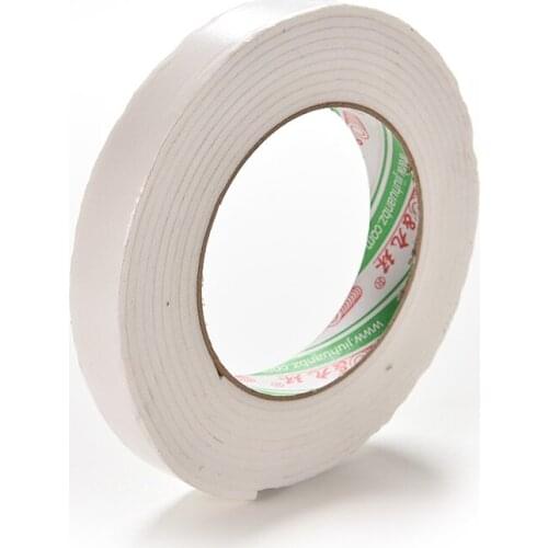 New 1PC Rolls of Double Sided Super Strong White Foam Sticky Tape Roll Adhesive Office School Supplies Practical 1.8*300cm