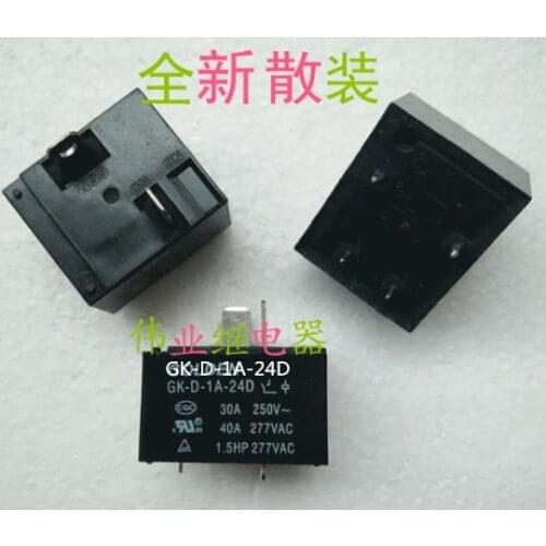 New relay GK-D-1A-24D 30A 250V 5pcs/lot