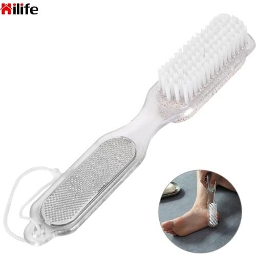 Pedicure Grinding Tool Foot Pumice Stone Dead Skin Remover Brush Multifunction 4 in 1 Bathroom Product