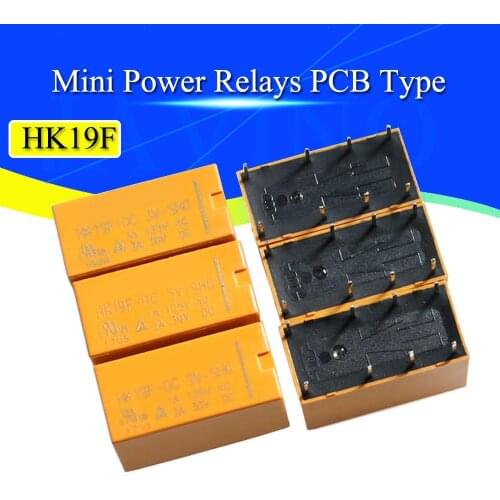 Relay HK19F-DC3V-SHG HK19F-DC5V-SHG HK19F-DC12V-SHG HK19F-DC12V-SHG HK19F-DC24V-SHG HK19F 3V 5V 9V 12V 24V 8PIN