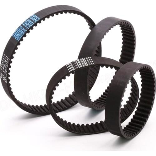 HTD-5M Timing Belt Closed Loop Rubber 380 385 390 395 400 405 410 415 420 425 430mm Length 15mm Width Synchronous Belts Part