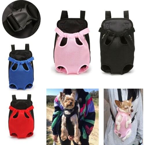 Breathable Dog Carrier Backpack Large Adjustable Pet Front Puppy Transportin Perro Cat Carrying Travel Legs Out Carrier For Dogs