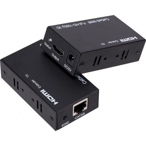 HDMI extender single network cable 60m / 120m to RJ45 network extender signal amplification without loss