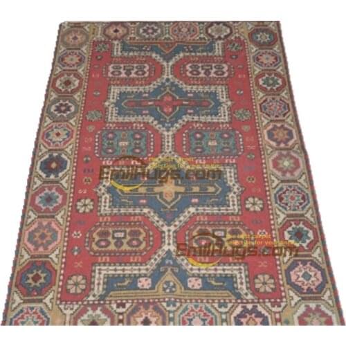 SOUMAK Sue mike pure New Zealand wool hand-woven exotic ethnic wind woven carpet red EN000244 98CMx152CM 3.2'x5' gc172souyg28