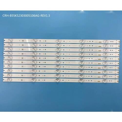 LED Backlight strip 5 lamp For CRH-B55K52303005106AG CRH-F55U82303005106CC 55UGX3500 LQ55AL88Y81 55U1 55H80U LQ55AL88Y71 55k90