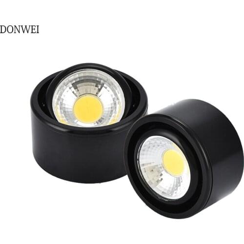 360 Degree Rotate 3W/5W/7W/ LED Surface Mounted Ceiling lamp AC85-265V Input COB background spot Ceiling light for Home Balcony