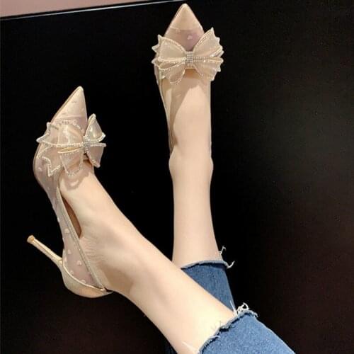 Shoes Women Heels Red Girls High Shoes 2021 New Heel Shoes Heel Chaussure Femme Zapatos Mujer