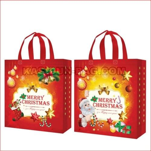 100pcs/lot) size W30X34XD12CM(12x13.6x4.8") wholesale shopping merry christmas gift bag