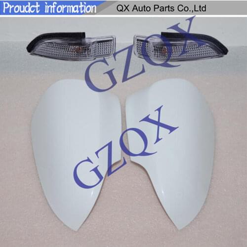CAPQX 4PCS Rear View Rearview Mirror Turn Signal Light indicator blink Lamp Mirror Cover Lid For COROLLA 2014 2015 2016