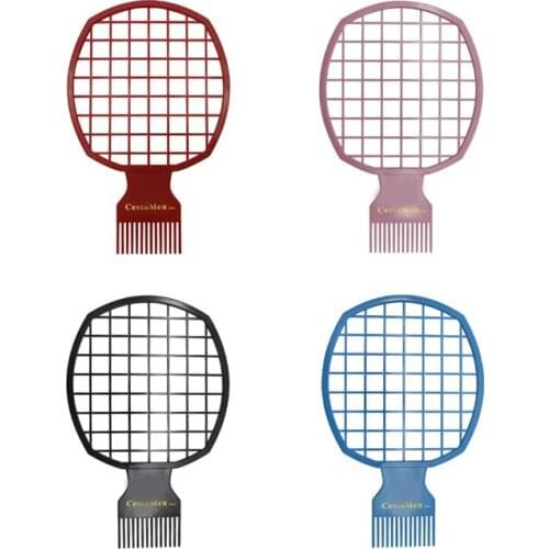 African Mens Hairdressing Afro Comb Twist Wave Curl for Professional Use Dirty Braid Perm Style Mens Comb Twist