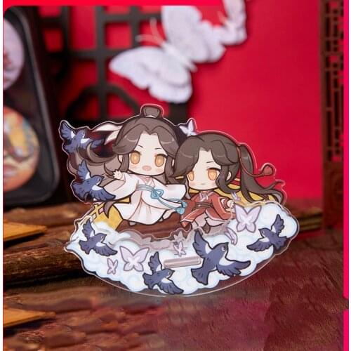 Anime Tian Guan Ci Fu Hua Cheng Xie Lian Stand Figure Cosplay Cute Cartoon Acrylic Model Plate Desk Decor Xmas Gifts