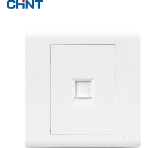 CHNT NEW7D Wall Switch Socket Telephone Socket Panel Telephone Socket Weak Electrical Connector Receptacle