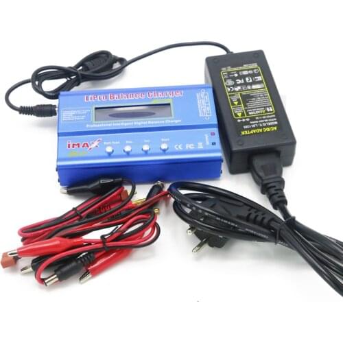 IMAX B6 80W 6A Battery Charger Lipo NiMh Li-ion Ni-Cd Digital RC Balance Charger Discharger + 12V 5A Adapter