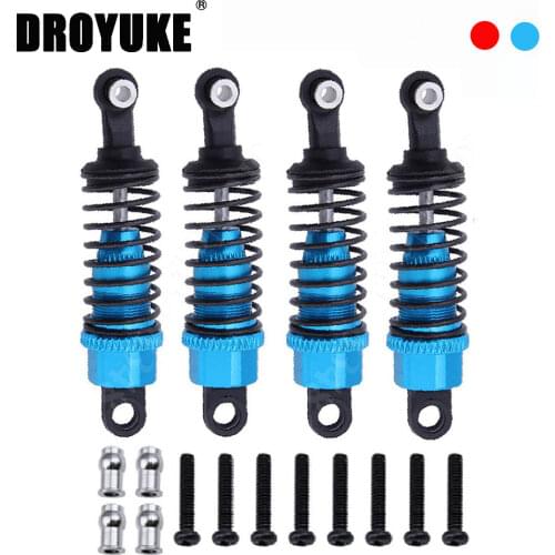 Droyuke 4Pcs Aluminum Shock Absorber Assembled Replacement,for 1/18 WLtoys A959 RC Car A969 A979 K929 A949-55 Upgrade Parts