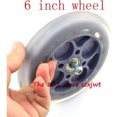 Lightning shipment 150mm wheel tyre 6 inch front wheels for manual wheelchair, caster wheels