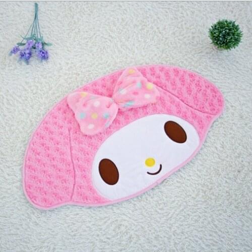 Melody Pink Anime Rug Home Mat Cartoon Carpets Bedroom Floor Mats Bath Rugs Doormat Household Fur Rugs for Living Room Pink