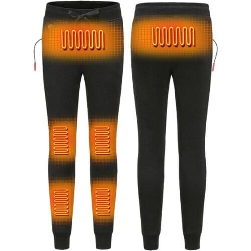 Motorcycle Heated Trousers Women Men Winter Outdoor USB Charging Electric Warmed Pants Hiking Camping Washable Leg Pants
