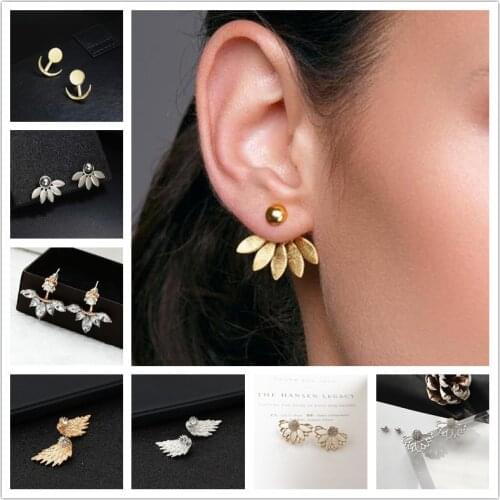 2018 New Fashion Stud Earring Romantic Love Earrings Gold and Silver Earring Womens Fashion oorbellen Jewelry Accessories