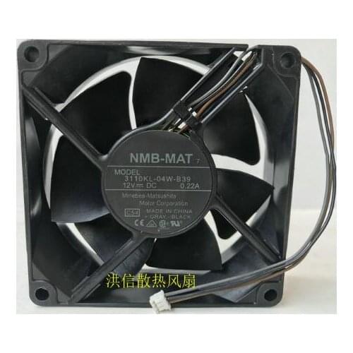Original NMB-MAT 8025 3110KL-04W-B39 12V 0.22A 8CM3 line projector heat dissipation fan