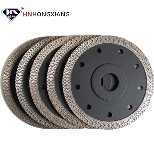 HNHONGXIANG Saw Blade Diamond Hot Pressed Sintered X/R Mesh, Superthin Cutting Disc for Ceramic, Granite Marble, Vitrified Brick