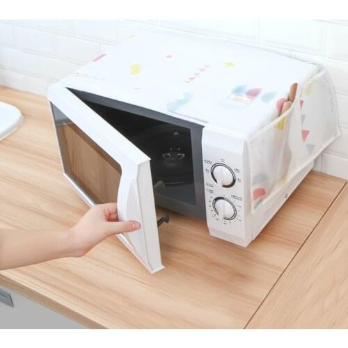 EVA Kitchen Microwave Oven Dust Covers Waterproof Cover Gadgets Pockets Organizer Household Merchandises Accessories Supplies