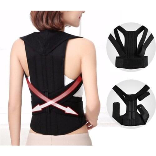 Adjustable Humpback Spine Posture Corrector Body Protection Back Shoulder Support Health Care Correction Plus Size XS-5XL