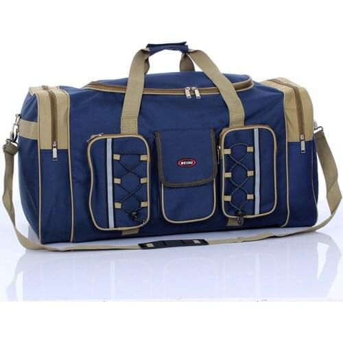Large Capacity Short-distance Travel Bag Female Handbag Long-distance Folding Travel Bag Duffel Bag Male Waterproof Luggage Bag