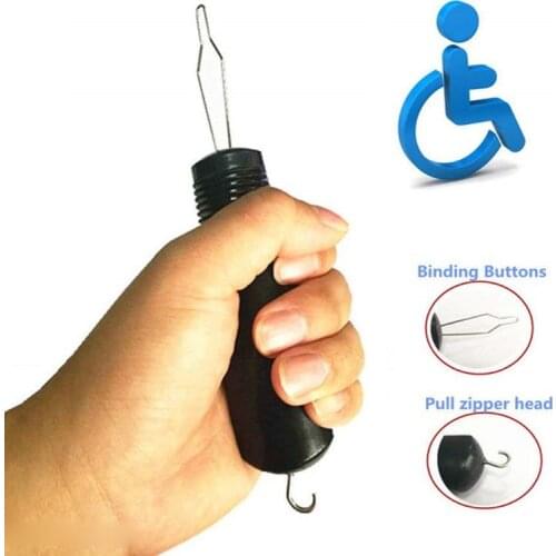 Zipper Pull Helper Button Hook Dressing Aid Assist Tools for Old Disablity Aids