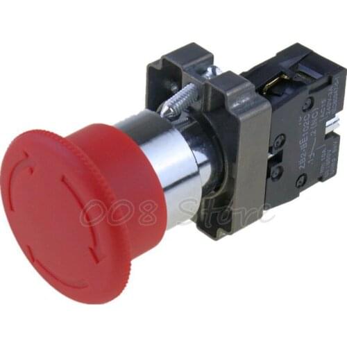 XB2BS542 1NC ZB2-BE102C one closed red mushroom head emergency stop button lock rotation reset emergency stop button
